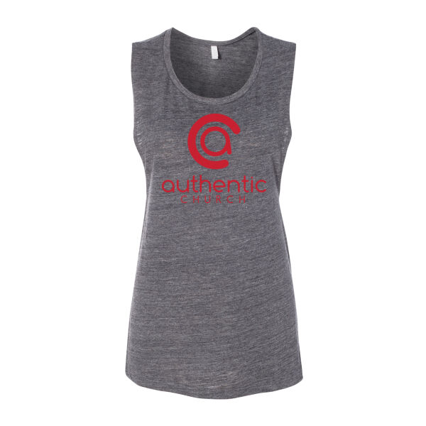 Authentic Church - Ladies Muscle Tank Thumbnail