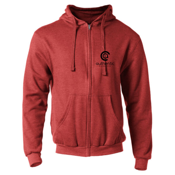 Authentic Church - Unisex Zip Hoodie Thumbnail